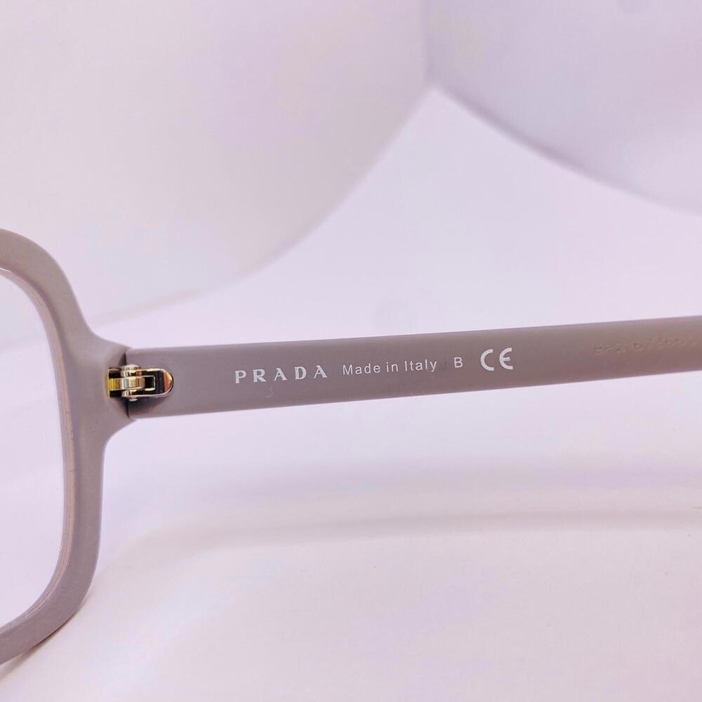 Prada Eyeglasses Frames VPR 25S UFG-1O1 51 [] 18 135 MM Matte Grey Stone - Picture 6 of 9